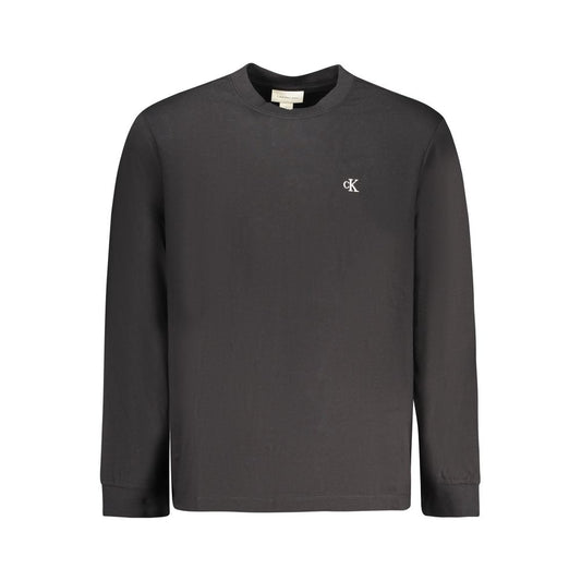 Calvin Klein Black Cotton Men T-Shirt
