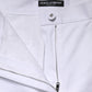 Dolce & Gabbana White Cotton High Waist WideLeg Cropped Pants