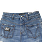 Dolce & Gabbana Blue Distressed Washed Cotton Denim Jeans