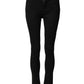 Dolce & Gabbana Black Cotton Skinny Mid Waist Denim Jeans
