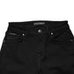 Dolce & Gabbana Black Cotton Skinny Mid Waist Denim Jeans