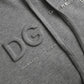 Dolce & Gabbana Gray Logo Cotton Hooded Sweatshirt Sweater Mens Sweater