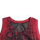 Dolce & Gabbana Red Leopard Print Sleeveless Men Tank T-shirt Mens T-Shirt