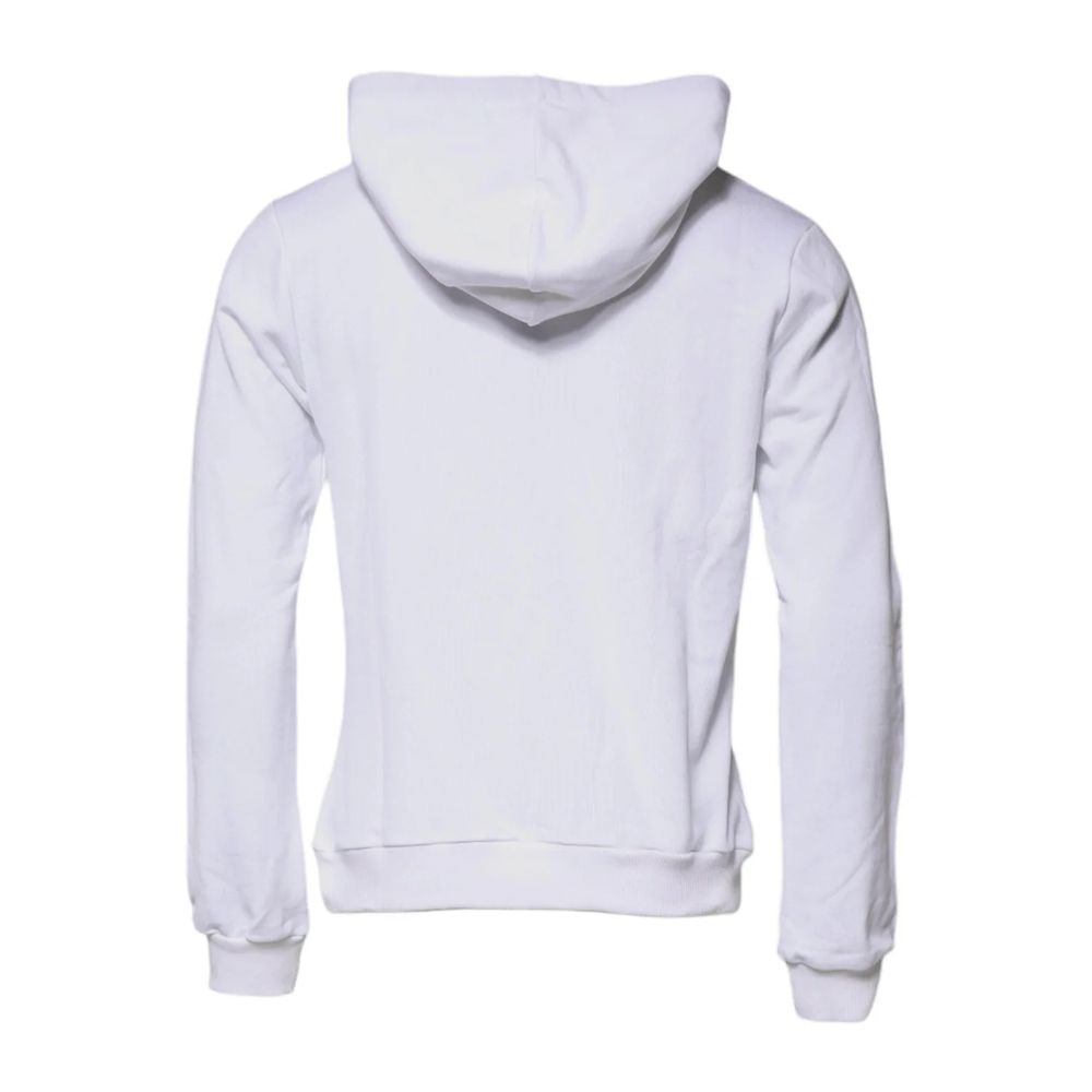 Dolce & Gabbana White Cotton Sweatshirt Mens Sweater