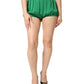 Dolce & Gabbana Green Silk High Waist Women Hot Pants Shorts