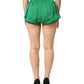 Dolce & Gabbana Green Silk High Waist Women Hot Pants Shorts
