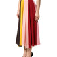 Dolce & Gabbana Multicolor Viscose High Waist Midi Skirt