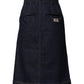 Dolce & Gabbana Dark Blue Cotton A-line Denim Midi Skirt