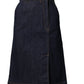 Dolce & Gabbana Dark Blue Cotton A-line Denim Midi Skirt