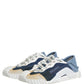 Dolce & Gabbana Multicolor Lace Up Low Top NS1 Sneakers Shoes