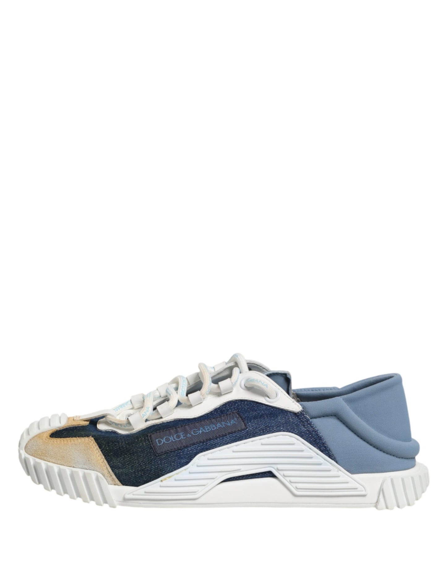 Dolce & Gabbana Multicolor Lace Up Low Top NS1 Sneakers Shoes