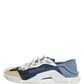 Dolce & Gabbana Multicolor Lace Up Low Top NS1 Sneakers Shoes