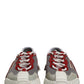 Dolce & Gabbana Multicolor Lace Up Low Top NS1 Sneakers Men Shoes