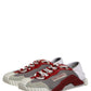Dolce & Gabbana Multicolor Lace Up Low Top NS1 Sneakers Men Shoes