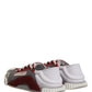 Dolce & Gabbana Multicolor Lace Up Low Top NS1 Sneakers Men Shoes