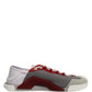Dolce & Gabbana Multicolor Lace Up Low Top NS1 Sneakers Men Shoes