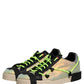 Dolce & Gabbana Multicolor Low Top Lace Up Men Sneakers Shoes