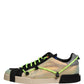 Dolce & Gabbana Multicolor Low Top Lace Up Men Sneakers Shoes