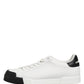 Dolce & Gabbana Black White Leather Low Top Sneakers Shoes