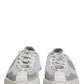 Dolce & Gabbana White Lace Up Low Top NS1 Sneakers Men Shoes