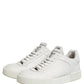 Dolce & Gabbana White MIAMI Calf Low Top Men Sneakers  Shoes