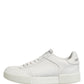 Dolce & Gabbana White MIAMI Calf Low Top Men Sneakers  Shoes
