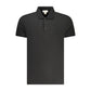 Calvin Klein Black Cotton Men Polo Shirt