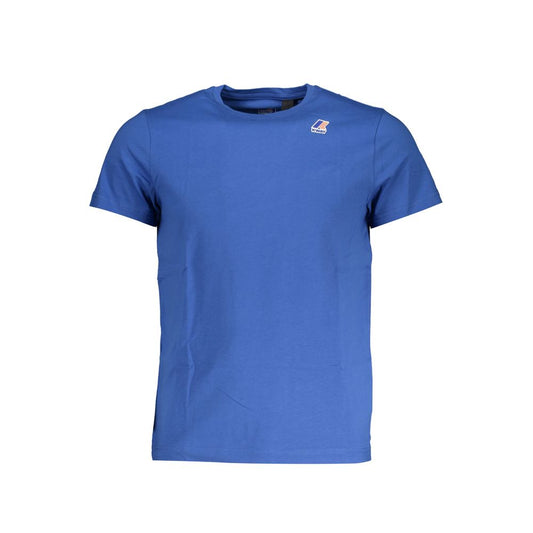 K-WAY Blue Cotton T-Shirt Mens T-Shirt