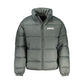 Napapijri Green Polyamide Jackets & Coat Mens Jacket