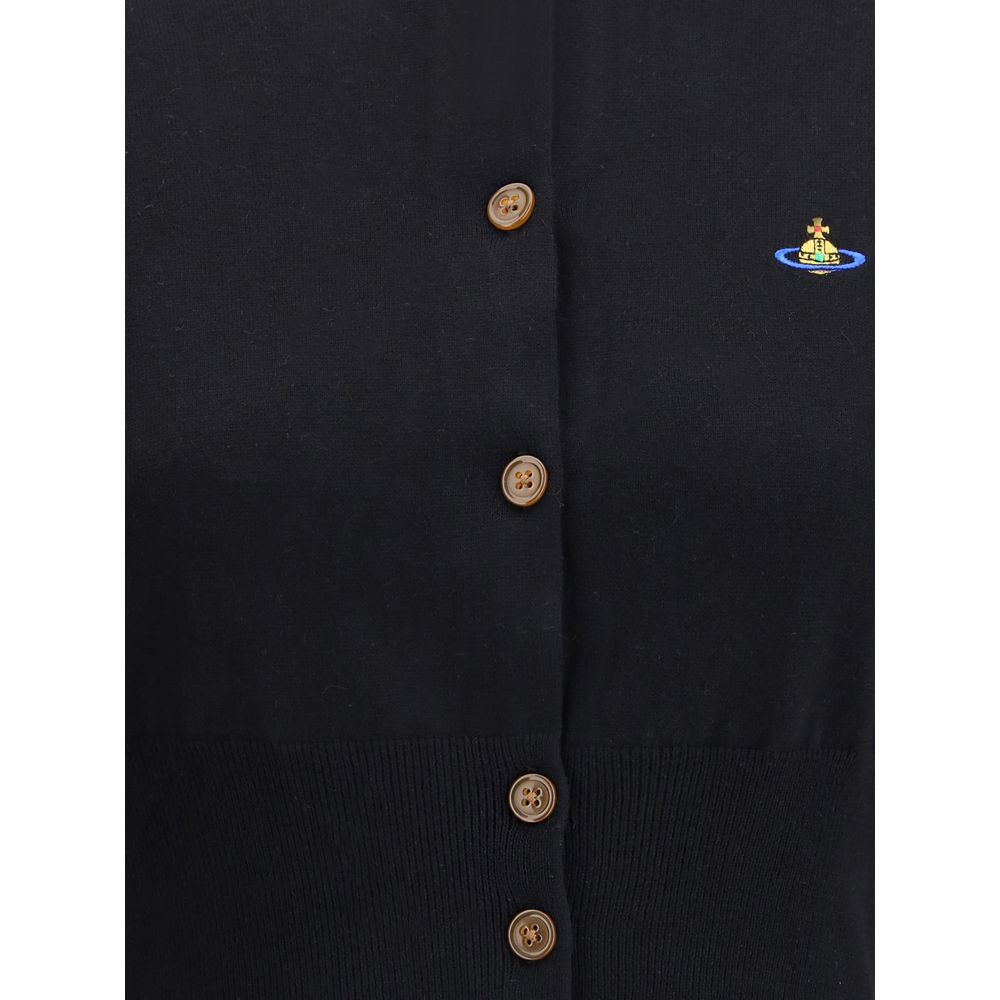 Vivienne Westwood Black Cotton Cardigan