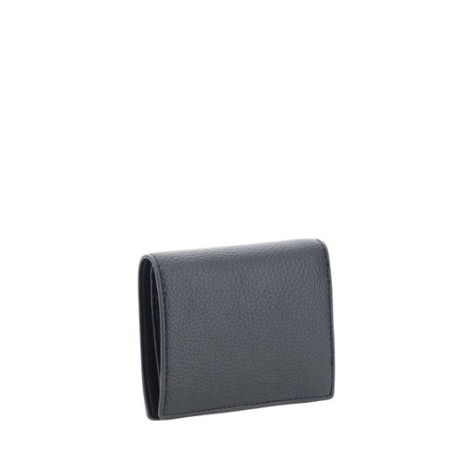 Vivienne Westwood Black Calf Leather Bos Taurus Wallet Womens Wallet