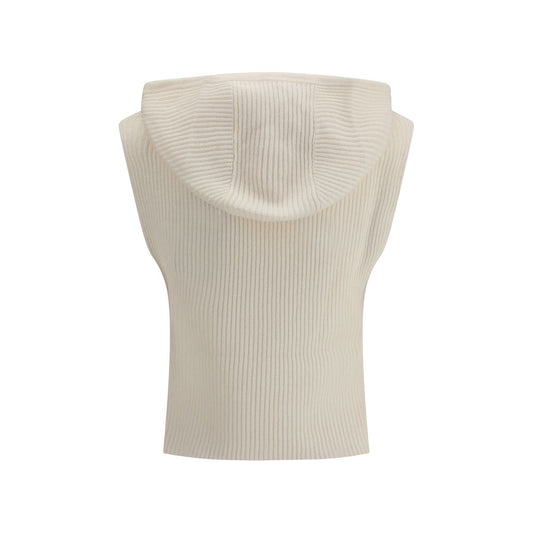 Max Mara White Wool Sweater