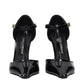 Dolce & Gabbana Black Leather High Heel Pumps