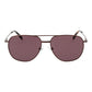 Hackett Brown Metal Sunglasses