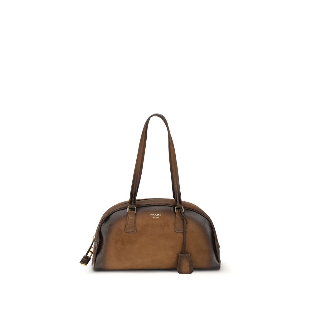 Prada Multicolor Calf Leather Bos Taurus Shoulder Bag Womens Shoulder Bag