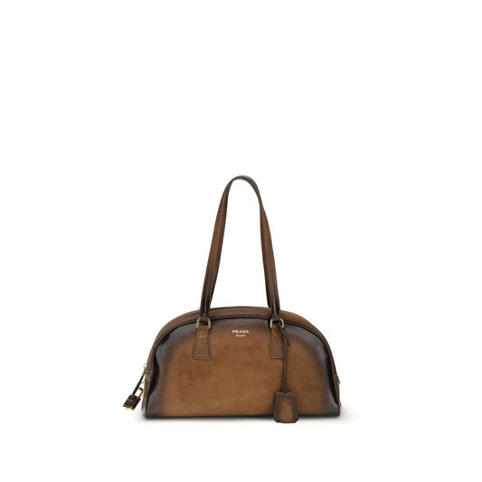 Prada Multicolor Calf Leather Bos Taurus Shoulder Bag Womens Shoulder Bag