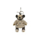 Burberry Beige Cashmere Keychain