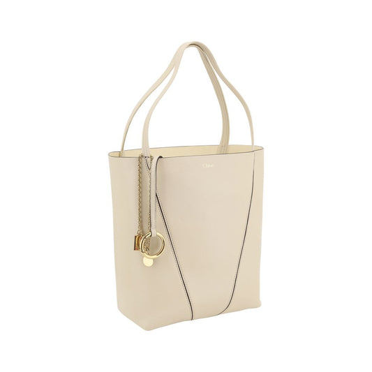 Chloé Cream Calf Leather Bos Taurus Shoulder Bag Womens Shoulder Bag
