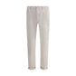 Brunello Cucinelli Beige Cotton Straight-Leg Jeans