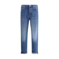 Brunello Cucinelli Blue Cotton Straight-Leg Jeans