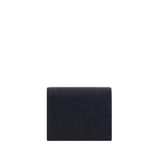 Thom Browne Black Calf Leather Bos Taurus Wallet Mens Wallet