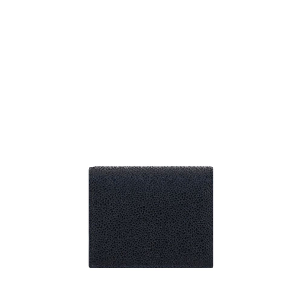 Thom Browne Black Calf Leather Bos Taurus Wallet Mens Wallet