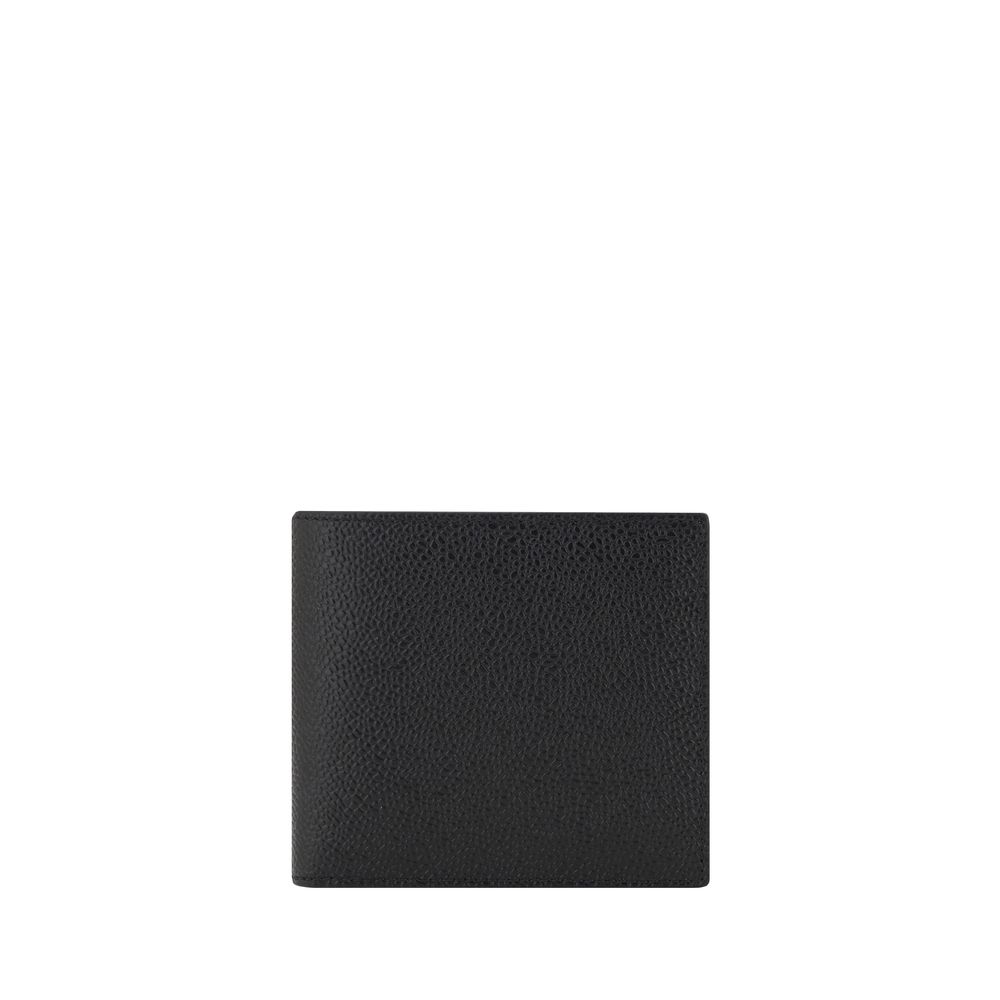 Thom Browne Black Calf Leather Bos Taurus Wallet Mens Wallet