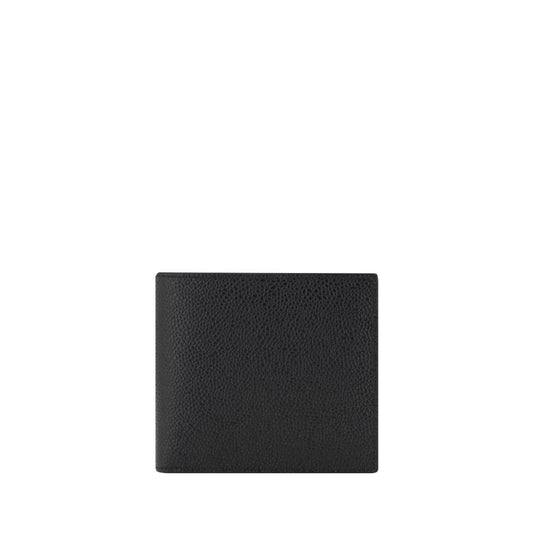 Thom Browne Black Calf Leather Bos Taurus Wallet Mens Wallet