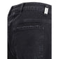 Represent Black Cotton Straight-Leg Jeans