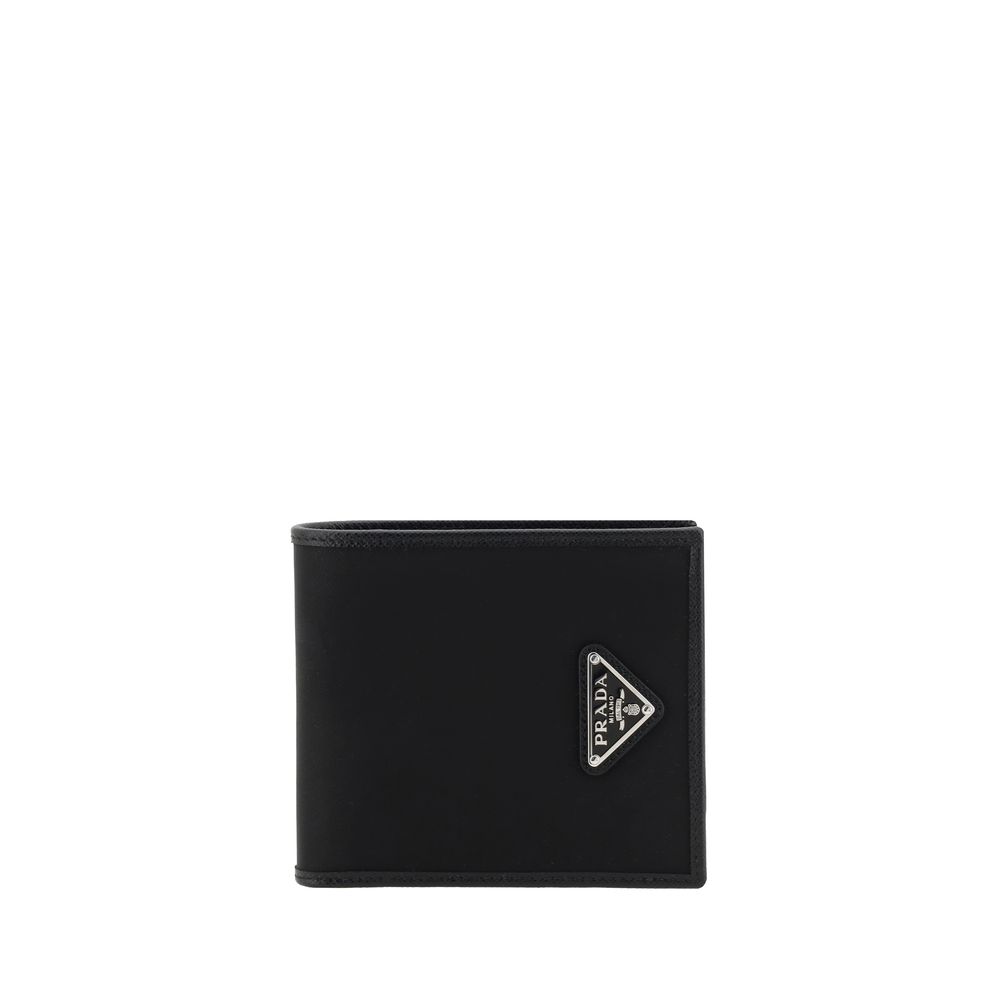 Prada Black Nylon Wallet Mens Wallet