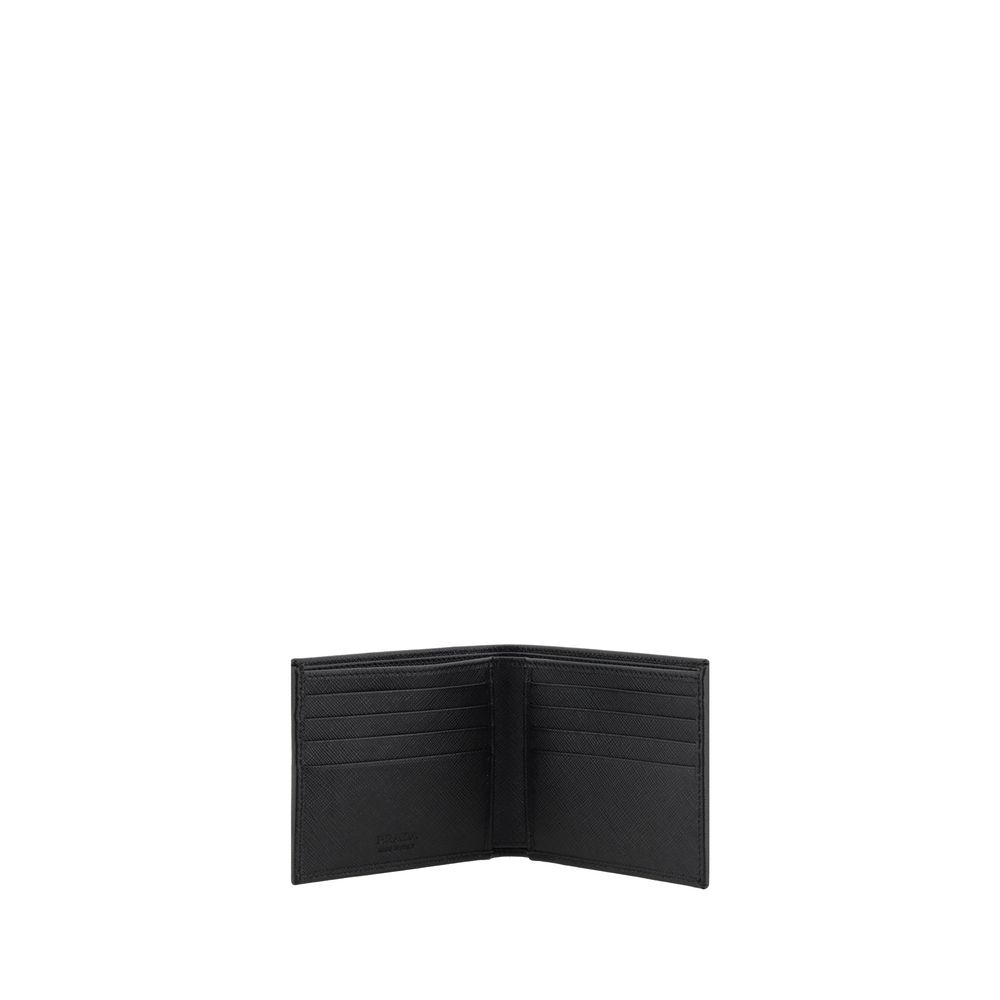 Prada Black Nylon Wallet Mens Wallet