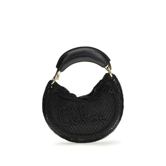 Chloé Black Viscose Shoulder Bag Womens Shoulder Bag