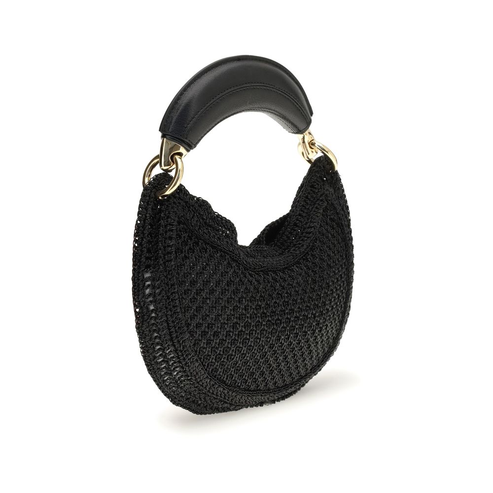 Chloé Black Viscose Shoulder Bag Womens Shoulder Bag