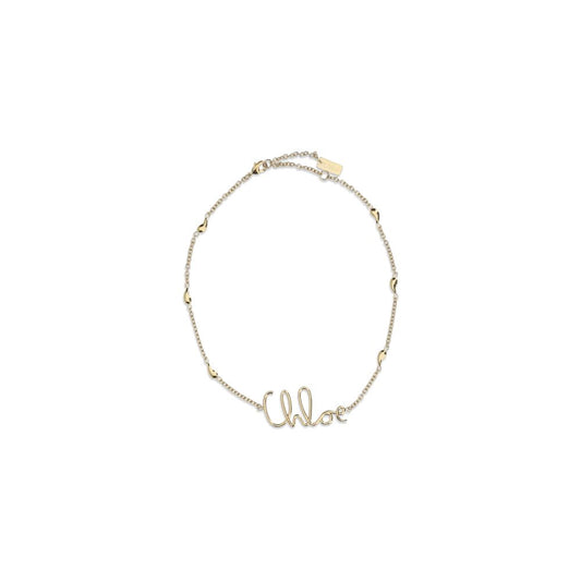 Chloé Gold Brass Necklace Womens Necklace